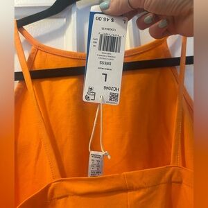 ADIDAS Vibrant Orange Dress